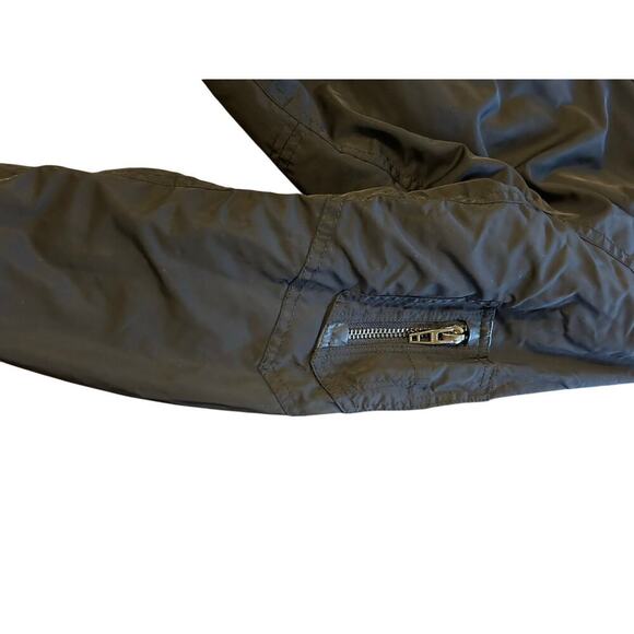 BLANKNYC Black Nylon Insulated Bomber Jacket Coat Size XS - Picture 7 of 9